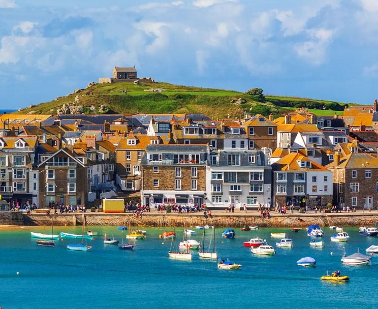 Scenic Irish coastline with dramatic cliffs and rolling green hills